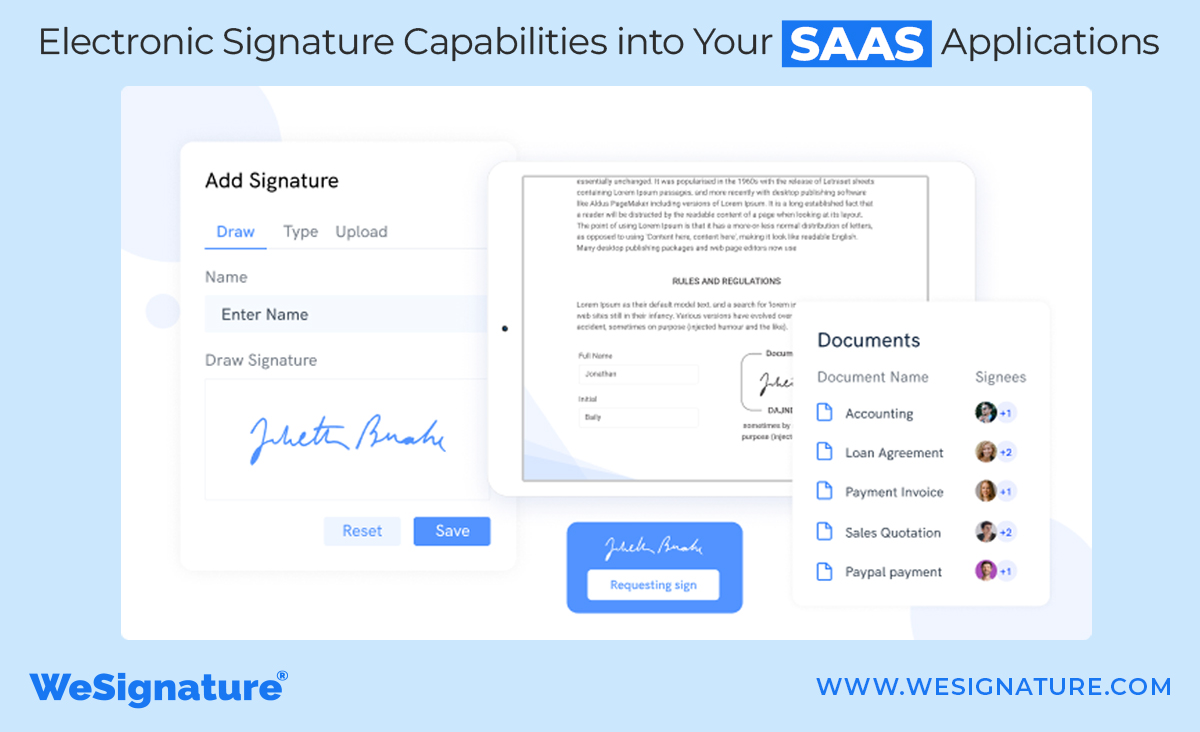 Electronic Signature SaaS Applications