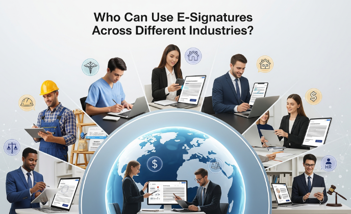 Who Can Use E-Signatures Across Different Industries?