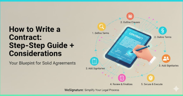How to Write a Contract: Step-by-Step Guide + Considerations