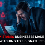 e-signature mistakes