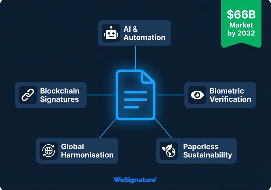Future of electronic signature technology — AI blockchain biometrics trends 2026
