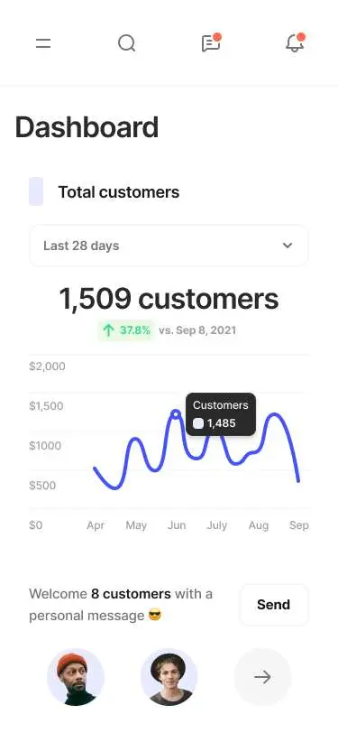 WeSignature dashboard