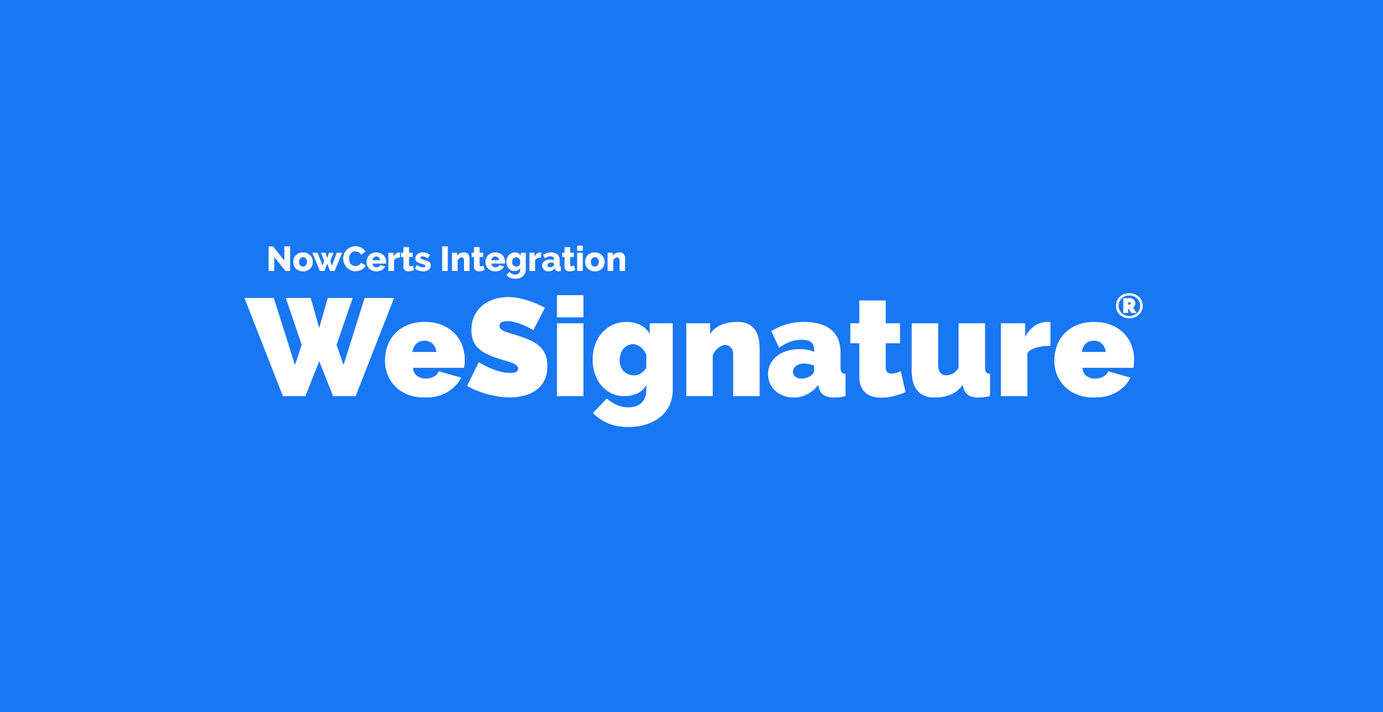 NowCerts integration overview