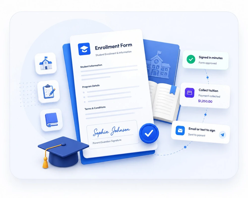 Education document signing